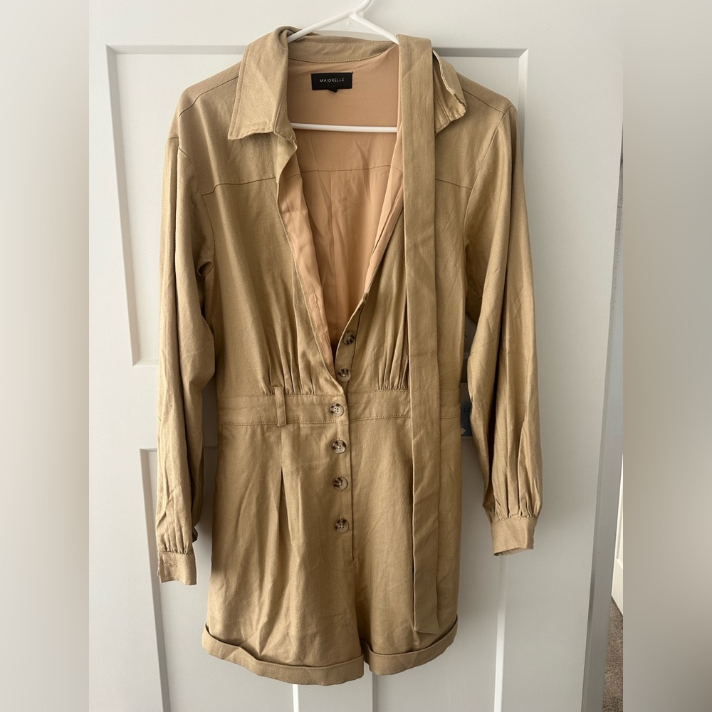 Majorelle khaki romper